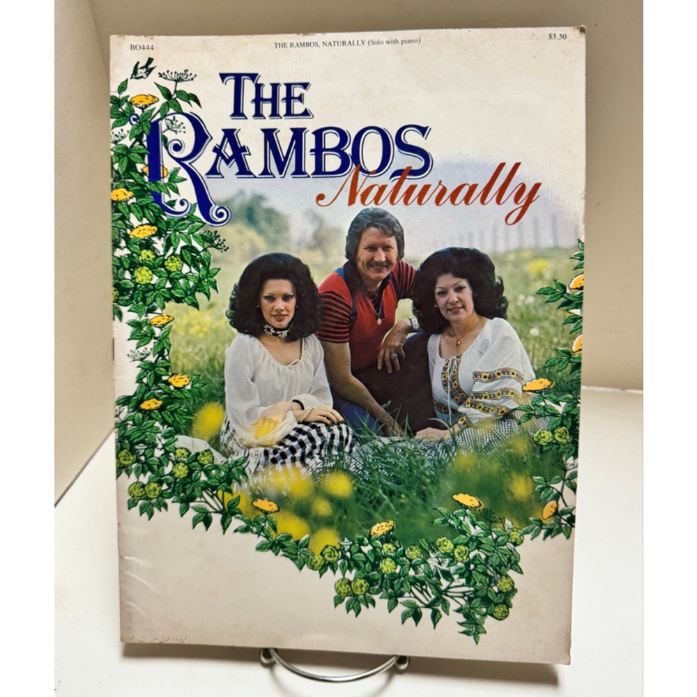 The Rambos "Naturally" sheet music songbook 1978 SIGNED BY DOTTIE
